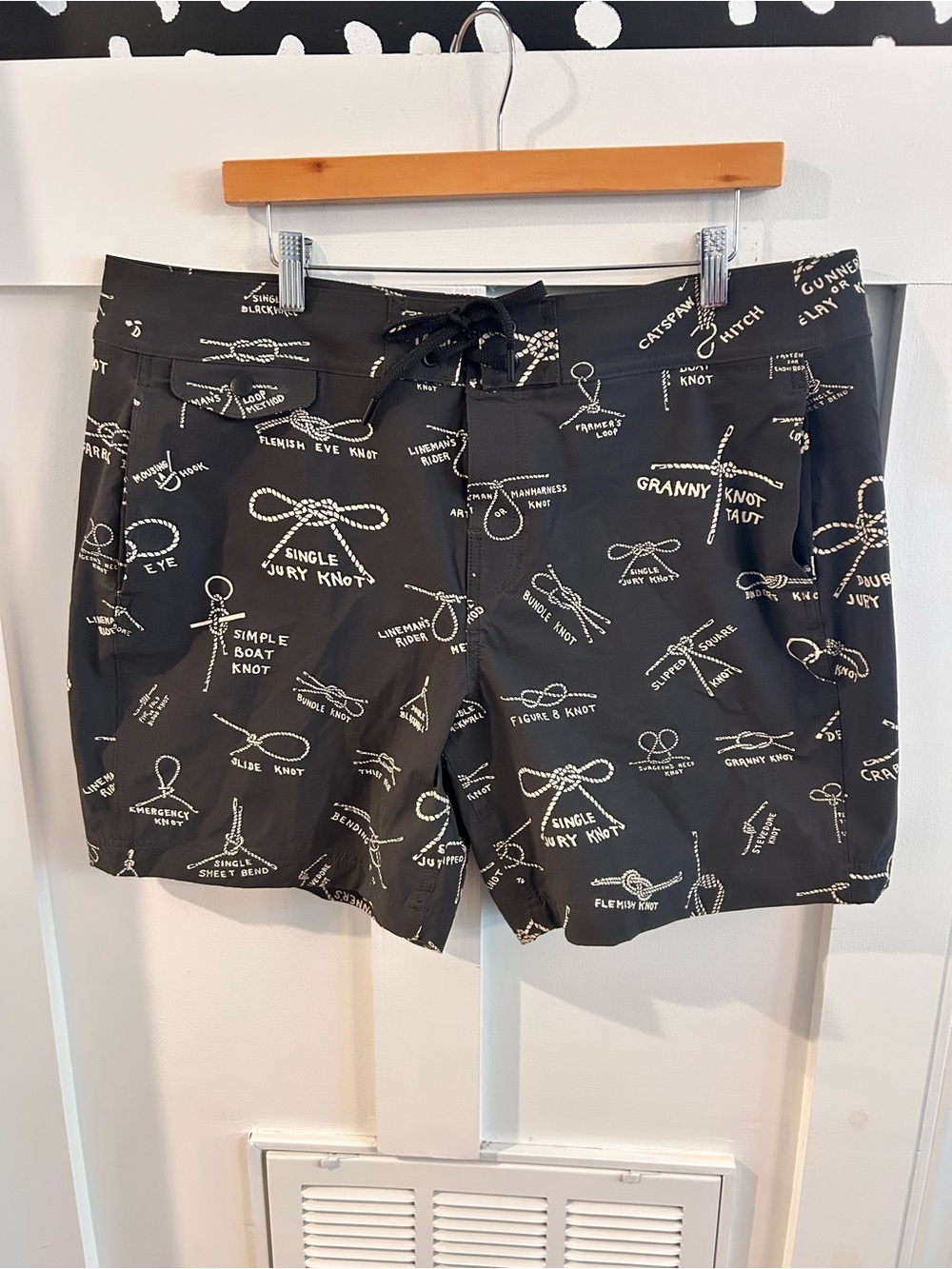 Filson Mens Glacier Bay Trunks nautical knots swim